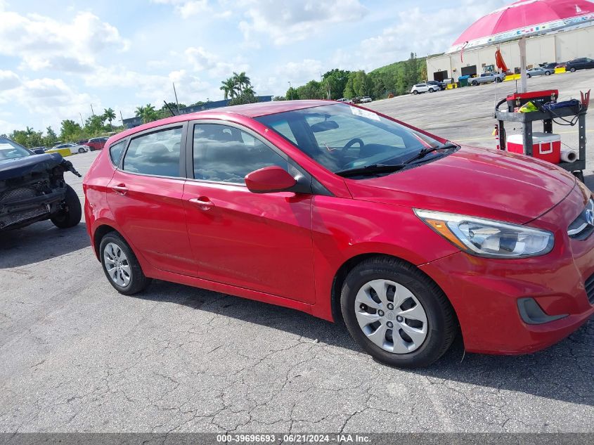 2017 Hyundai Accent Se VIN: KMHCT5AE9HU351145 Lot: 39696693