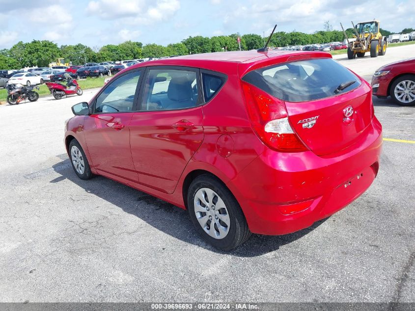 2017 Hyundai Accent Se VIN: KMHCT5AE9HU351145 Lot: 39696693