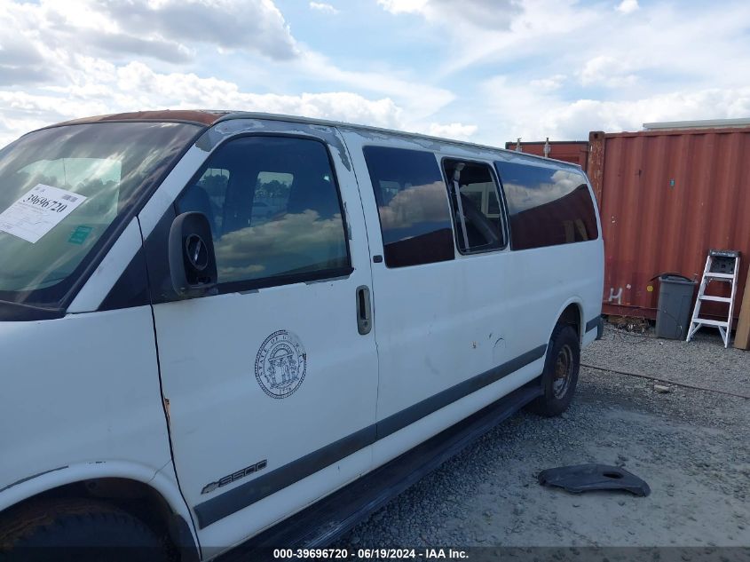 2000 Chevrolet Express VIN: 1GAHG39J6Y1128477 Lot: 39696720