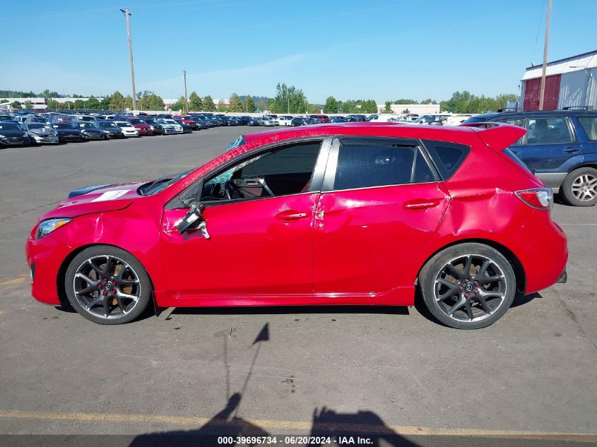 2013 Mazda Mazdaspeed3 Touring VIN: JM1BL1L39D1810349 Lot: 39696734