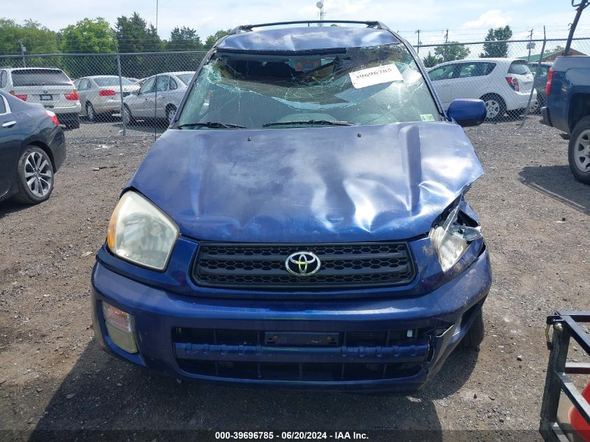 2003 Toyota Rav4 VIN: JTEGH20VX30104350 Lot: 39696785