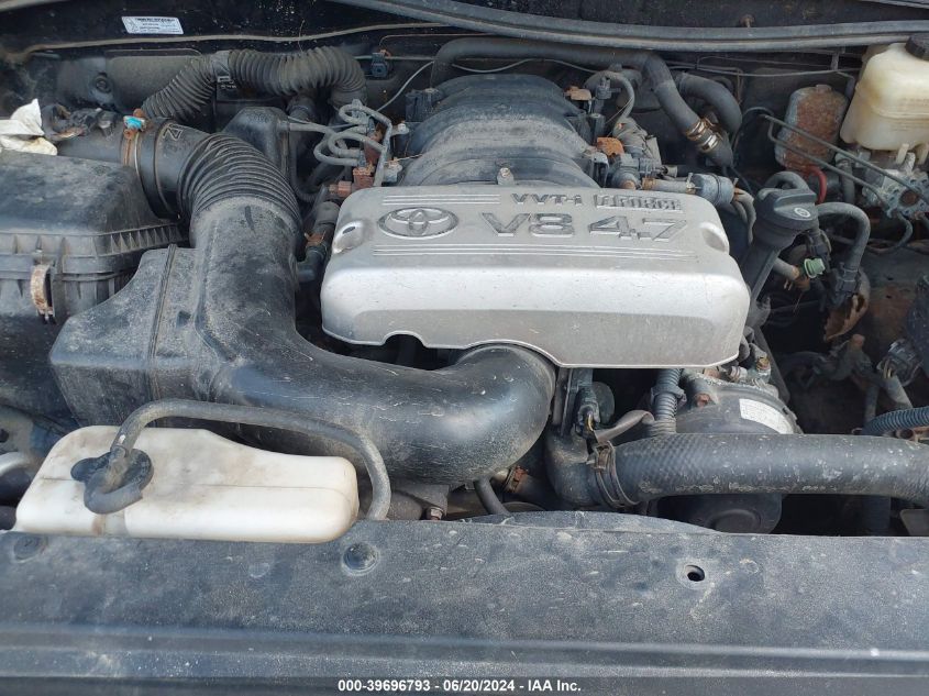 2005 Toyota 4Runner Sr5 V8 VIN: JTEBT14R858027174 Lot: 39696793