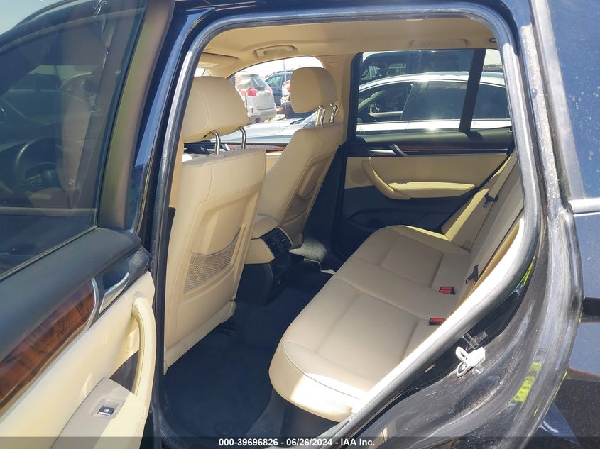 2017 BMW X3 Sdrive28I VIN: 5UXWZ7C53H0U47660 Lot: 39696826