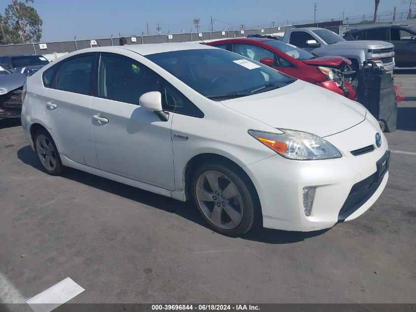 2013 Toyota Prius Three Se VIN: JTDKN3DU0D1648088 Lot: 39696844