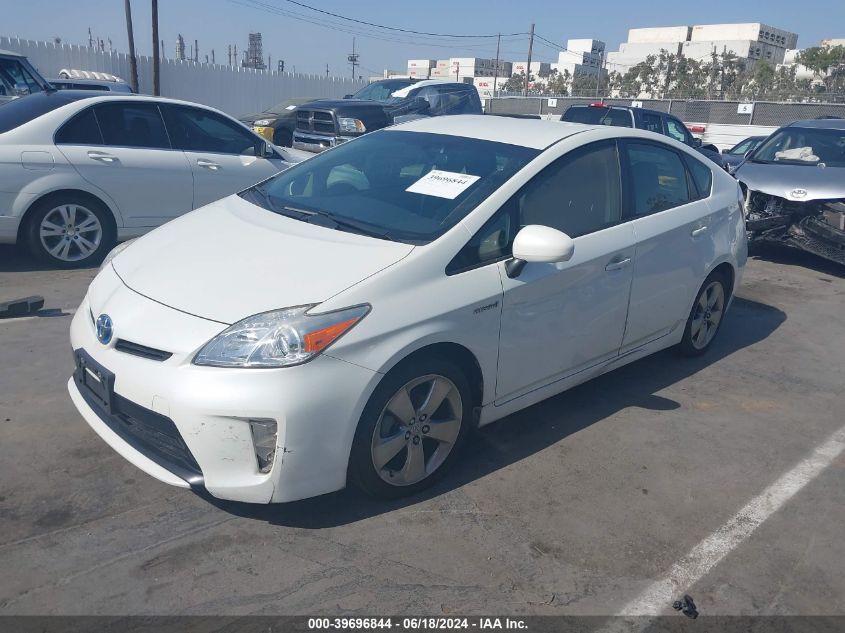 2013 Toyota Prius Three Se VIN: JTDKN3DU0D1648088 Lot: 39696844