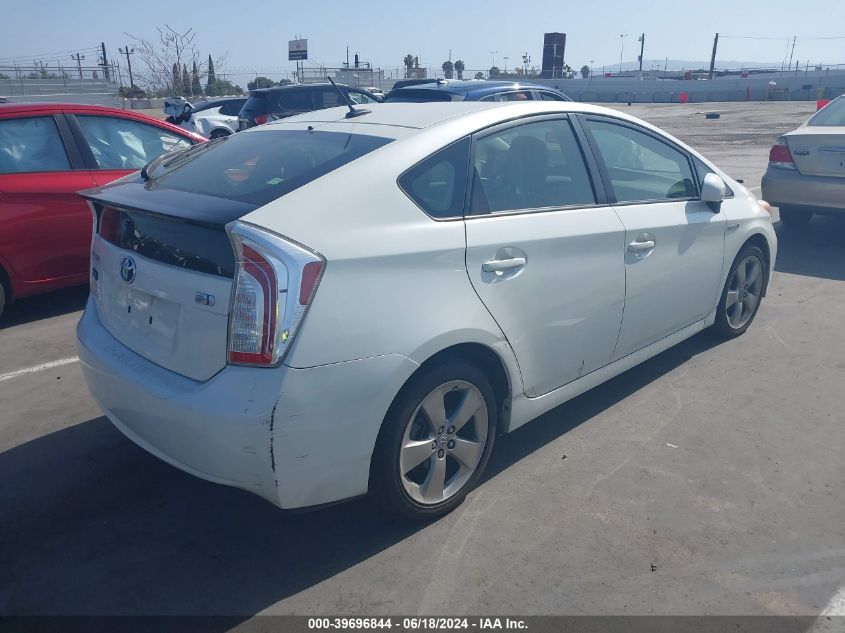 2013 Toyota Prius Three Se VIN: JTDKN3DU0D1648088 Lot: 39696844