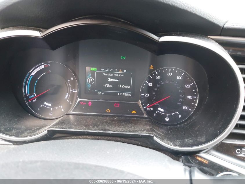 2016 Kia Optima Hybrid Ex VIN: KNAGN4AD1G5099110 Lot: 39696863