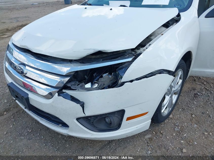 2012 Ford Fusion Se VIN: 3FAHP0HG0CR288919 Lot: 39696871