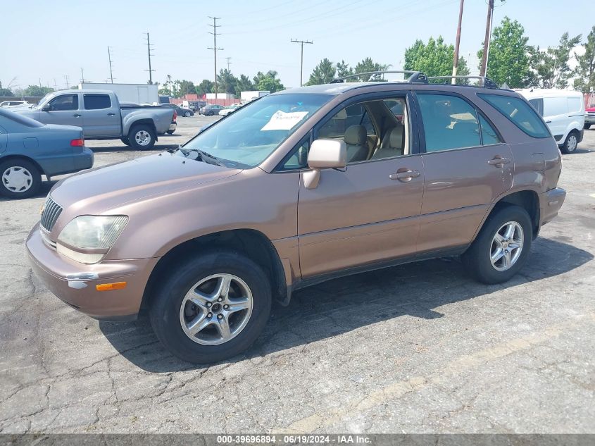 1999 Lexus Rx 300 VIN: JT6GF10U3X0033775 Lot: 39696894