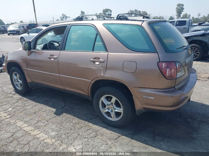 1999 Lexus Rx 300 VIN: JT6GF10U3X0033775 Lot: 39696894