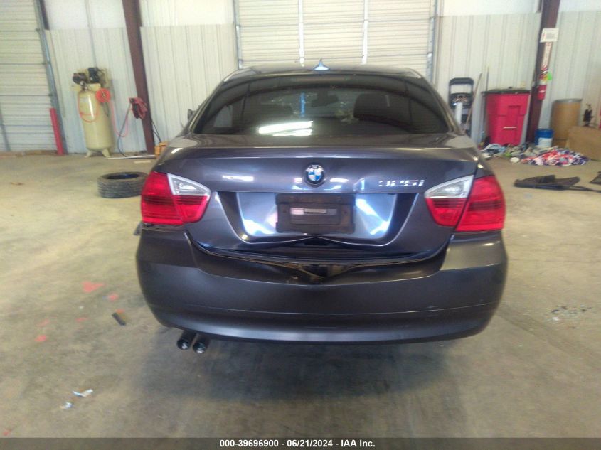 2006 BMW 325I VIN: WBAVB13576KX35047 Lot: 39696900