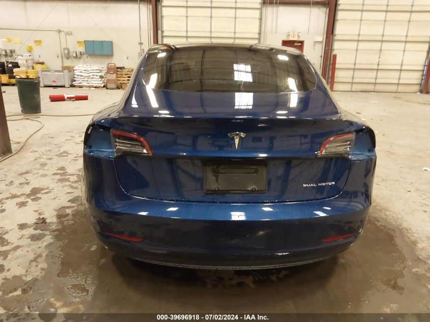 2020 Tesla Model 3 Long Range Dual Motor All-Wheel Drive VIN: 5YJ3E1EB4LF622007 Lot: 39696918