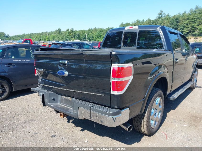 2014 FORD F-150 LARIAT - 1FTFW1ETXEFA74354