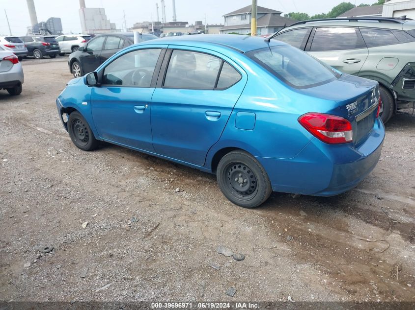 2017 Mitsubishi Mirage G4 Es VIN: ML32F3FJ3HHF14615 Lot: 39696971