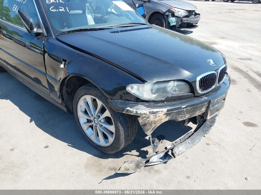 2006 BMW 330Ci VIN: WBABW534X6PZ41908 Lot: 39696973