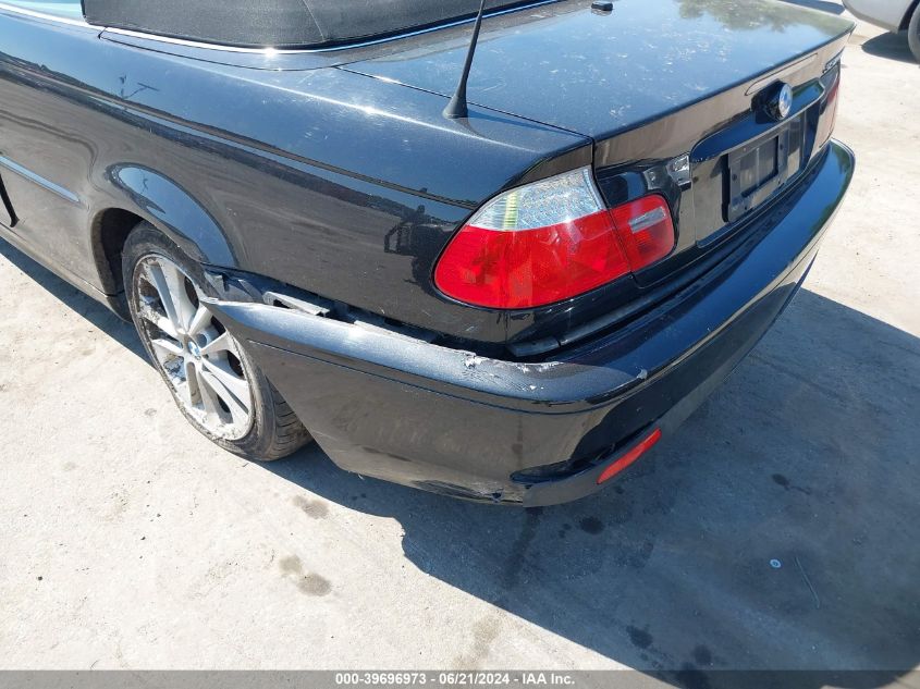 2006 BMW 330Ci VIN: WBABW534X6PZ41908 Lot: 39696973