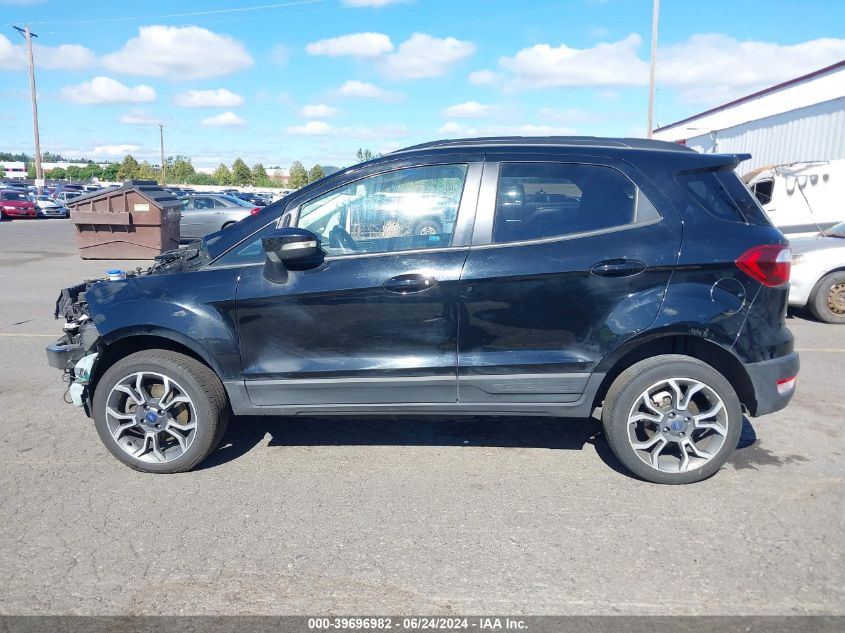 2019 Ford Ecosport Ses VIN: MAJ6S3JL5KC309209 Lot: 39696982
