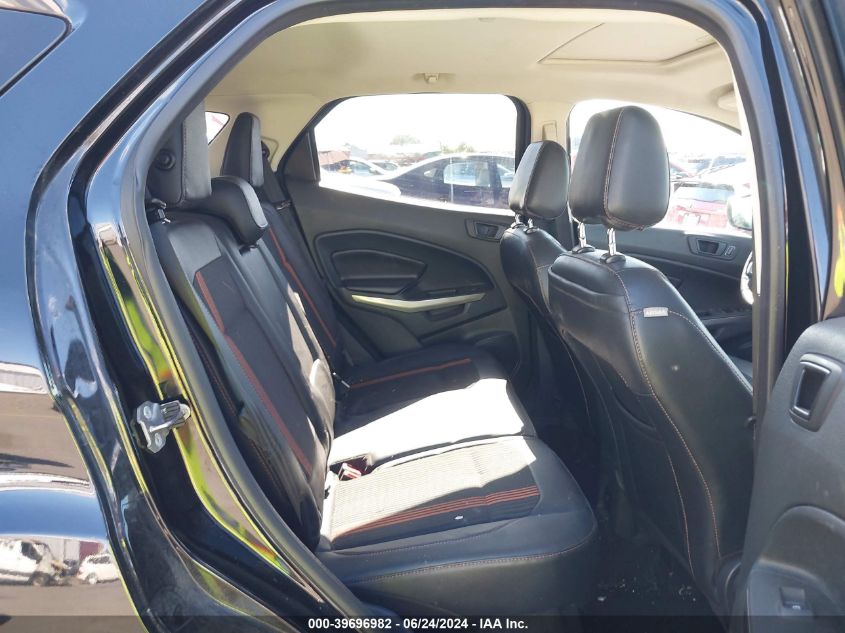 2019 Ford Ecosport Ses VIN: MAJ6S3JL5KC309209 Lot: 39696982