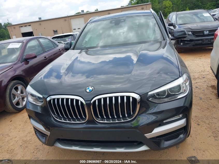2019 BMW X3 Sdrive30I VIN: 5UXTR7C59KLF36225 Lot: 39696987