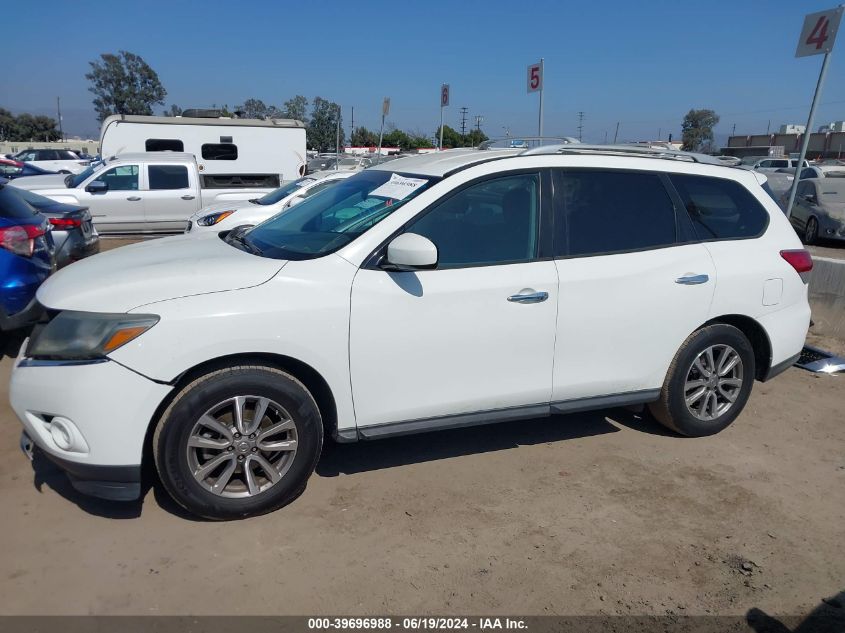 2015 Nissan Pathfinder S VIN: 5N1AR2MN6FC673759 Lot: 39696988