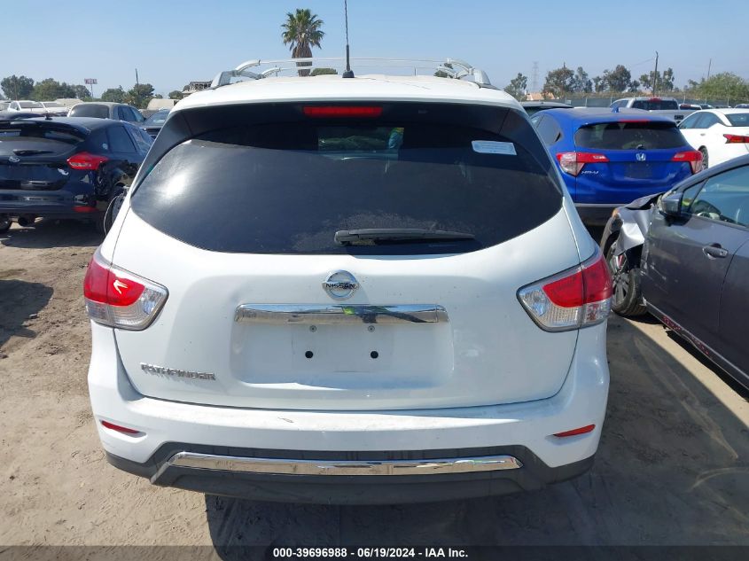 2015 Nissan Pathfinder S VIN: 5N1AR2MN6FC673759 Lot: 39696988