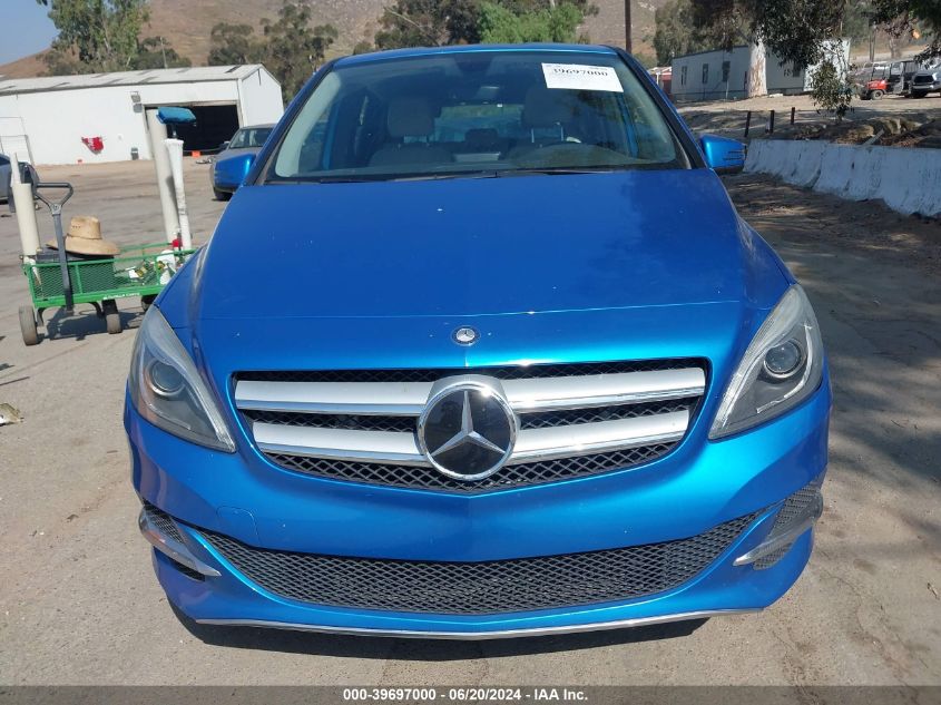 2014 Mercedes-Benz B-Class Electric Drive VIN: WDDVP9AB6EJ002378 Lot: 39697000