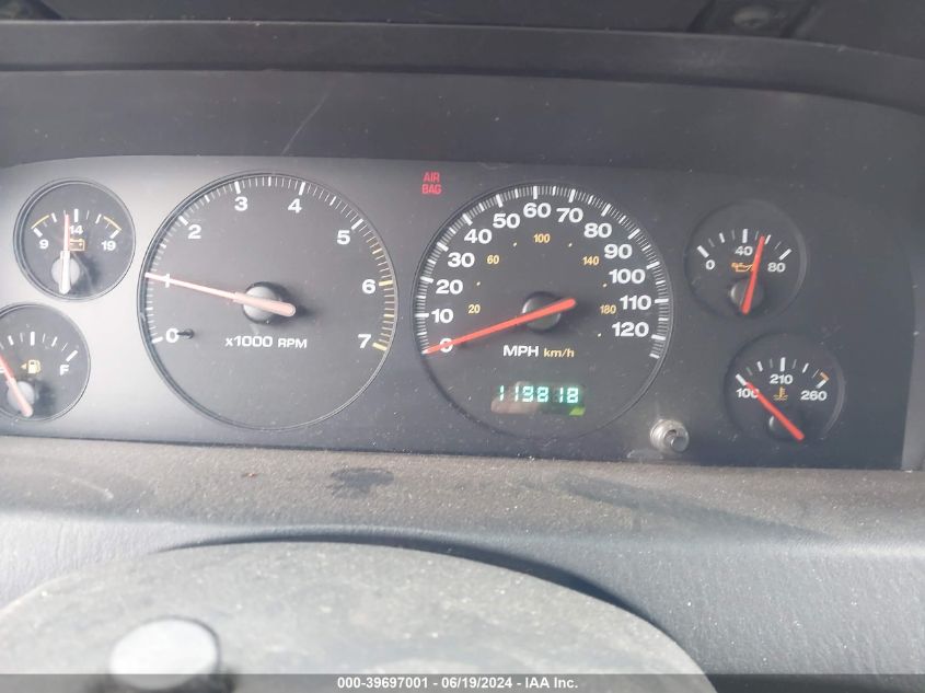 2002 Jeep Grand Cherokee Limited VIN: 1J4GX58SX2C302260 Lot: 39697001