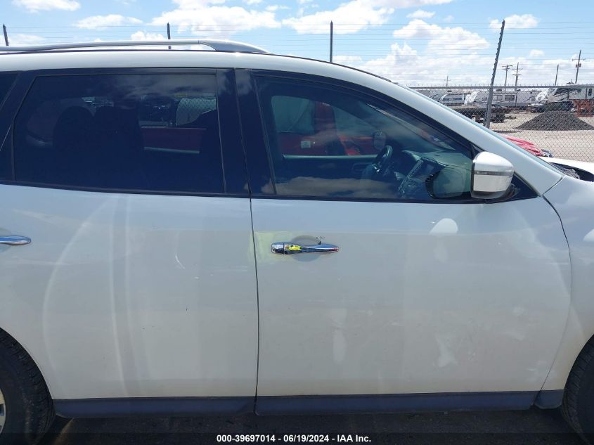 2018 Nissan Pathfinder Sv VIN: 5N1DR2MN8JC637464 Lot: 39697014