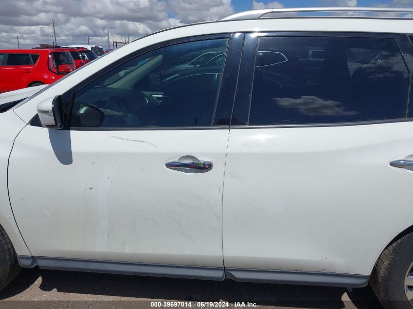 2018 Nissan Pathfinder Sv VIN: 5N1DR2MN8JC637464 Lot: 39697014