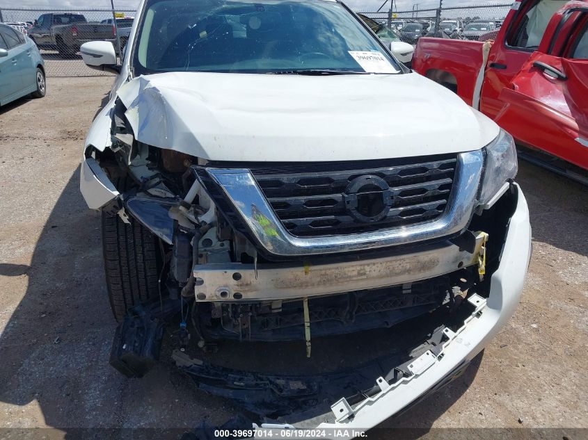 2018 Nissan Pathfinder Sv VIN: 5N1DR2MN8JC637464 Lot: 39697014