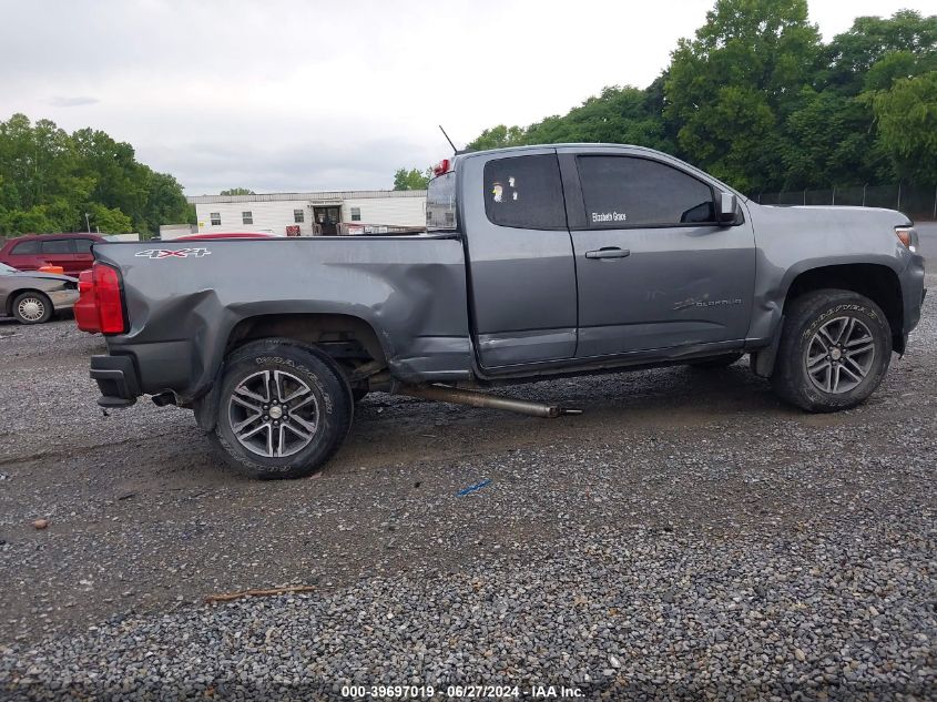 2021 Chevrolet Colorado 4Wd Long Box Wt VIN: 1GCHTBEN8M1111177 Lot: 39697019