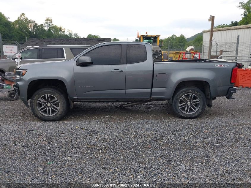 2021 Chevrolet Colorado 4Wd Long Box Wt VIN: 1GCHTBEN8M1111177 Lot: 39697019