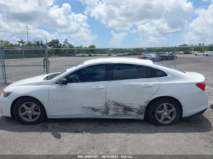 2017 Chevrolet Malibu Ls VIN: 1G1ZB5ST5HF135238 Lot: 39697057