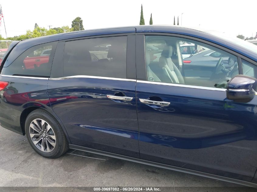 2024 Honda Odyssey Ex-L VIN: 5FNRL6H65RD050157 Lot: 39697082