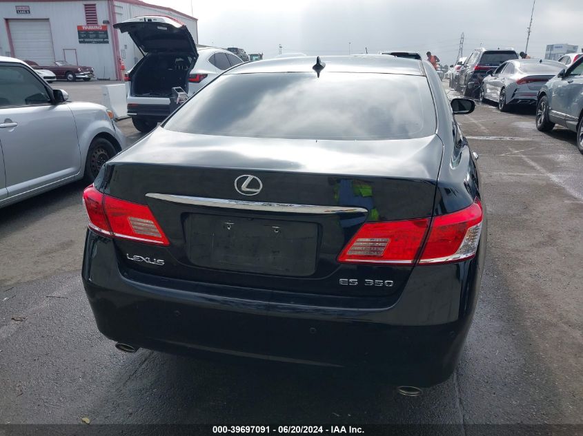 2010 Lexus Es 350 350 VIN: JTHBK1EG6A2391612 Lot: 39697091