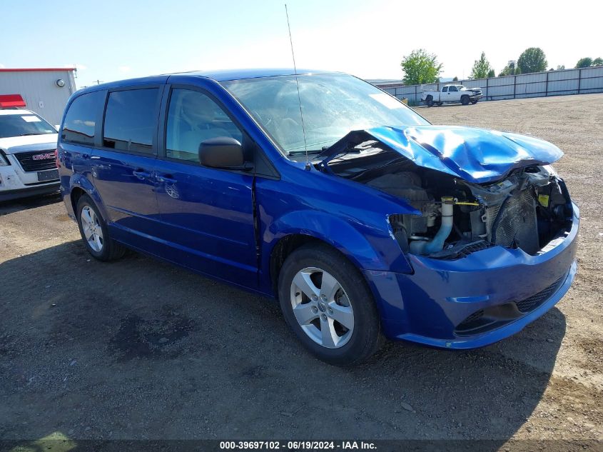 2013 Dodge Grand Caravan Se VIN: 2C4RDGBG9DR735537 Lot: 39697102