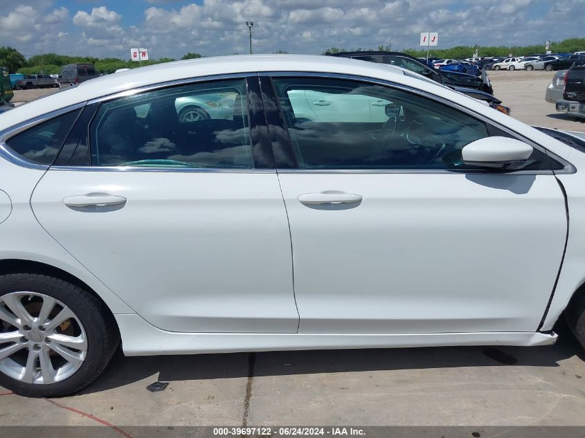 2015 Chrysler 200 Limited VIN: 1C3CCCAB7FN611522 Lot: 39697122