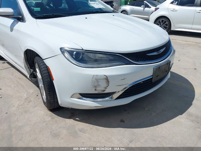 2015 Chrysler 200 Limited VIN: 1C3CCCAB7FN611522 Lot: 39697122