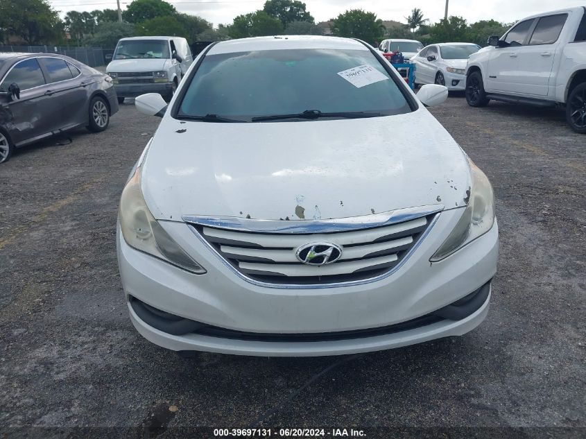 2014 Hyundai Sonata Gls VIN: 5NPEB4AC7EH838391 Lot: 39697131