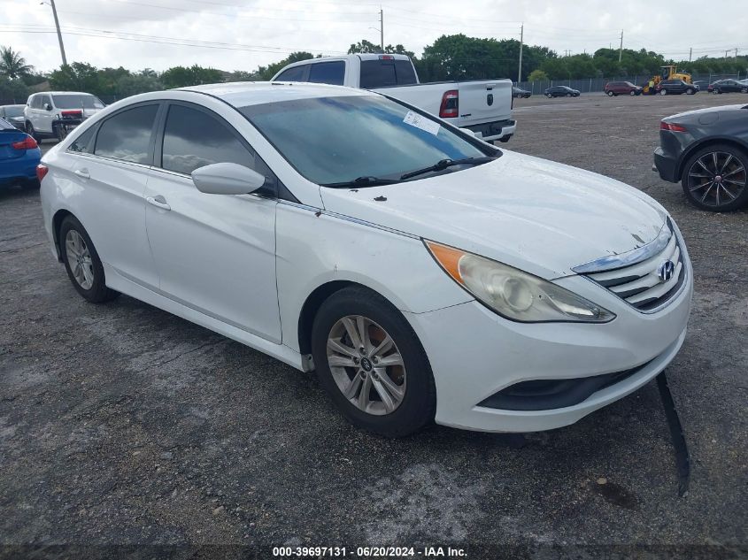 2014 Hyundai Sonata Gls VIN: 5NPEB4AC7EH838391 Lot: 39697131