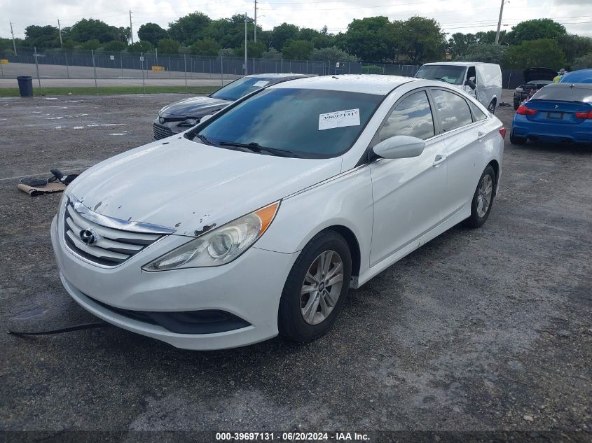 2014 Hyundai Sonata Gls VIN: 5NPEB4AC7EH838391 Lot: 39697131