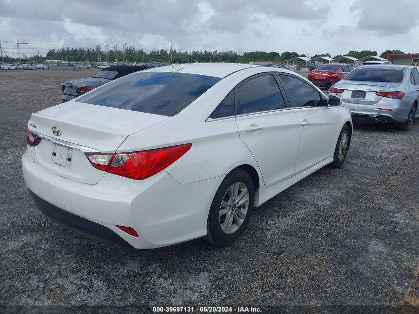 2014 Hyundai Sonata Gls VIN: 5NPEB4AC7EH838391 Lot: 39697131