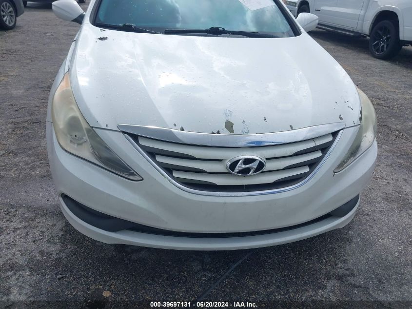 2014 Hyundai Sonata Gls VIN: 5NPEB4AC7EH838391 Lot: 39697131