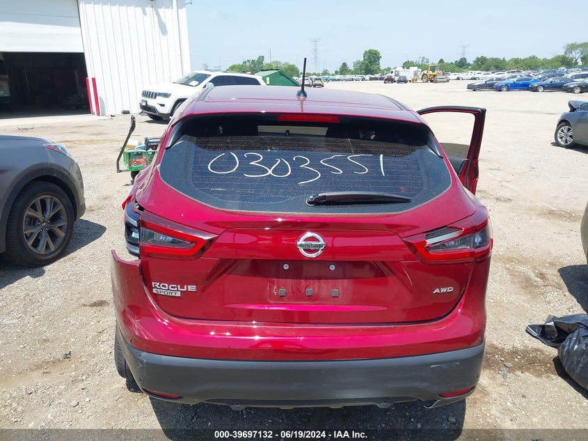 JN1BJ1AW0NW475203 2022 Nissan Rogue Sport S Awd Xtronic Cvt