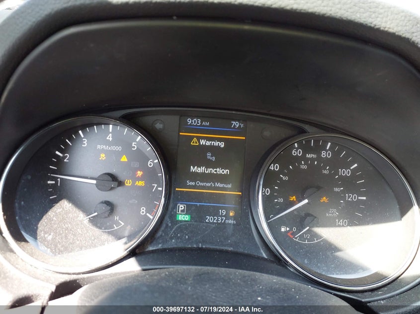 JN1BJ1AW0NW475203 2022 Nissan Rogue Sport S Awd Xtronic Cvt