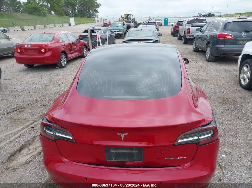 2019 Tesla Model 3 VIN: 5YJ3E1EBXKF193857 Lot: 39697134