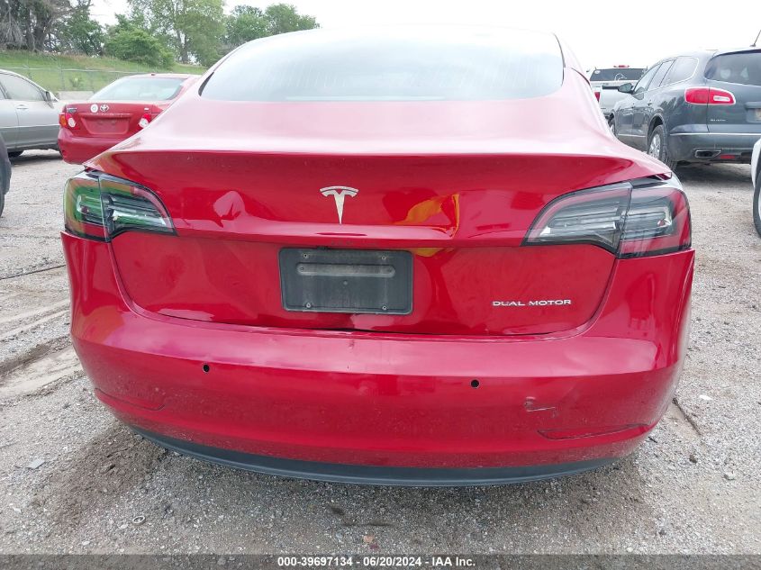 2019 Tesla Model 3 VIN: 5YJ3E1EBXKF193857 Lot: 39697134