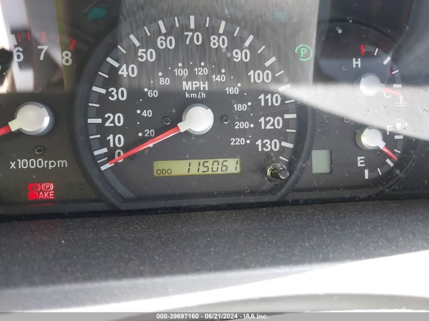 2006 Kia Sorento Ex/Lx VIN: KNDJD733965591576 Lot: 39697160