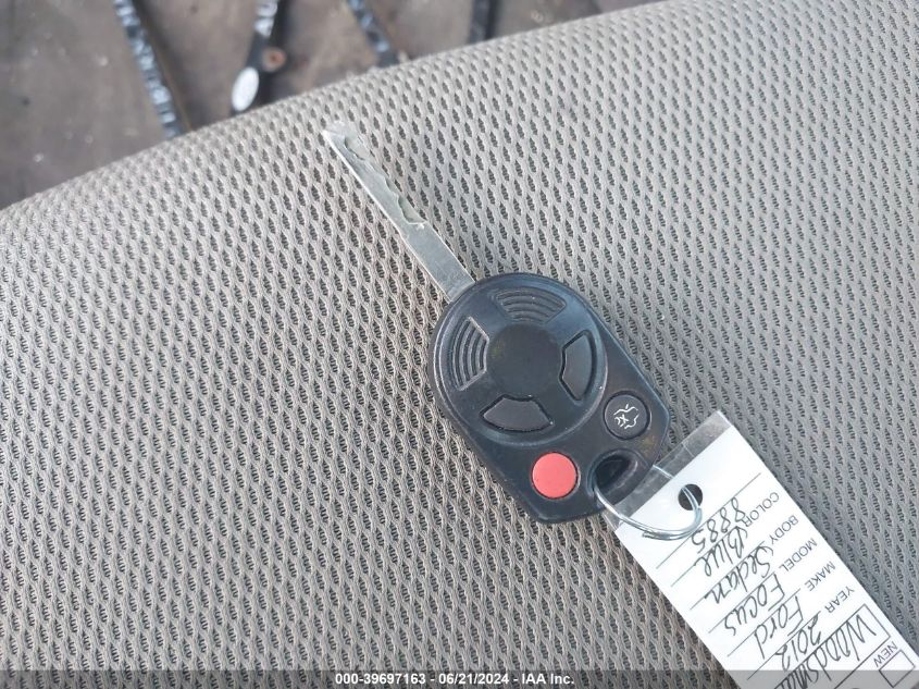 2012 Ford Focus Se VIN: 1FAHP3F25CL345607 Lot: 39697163