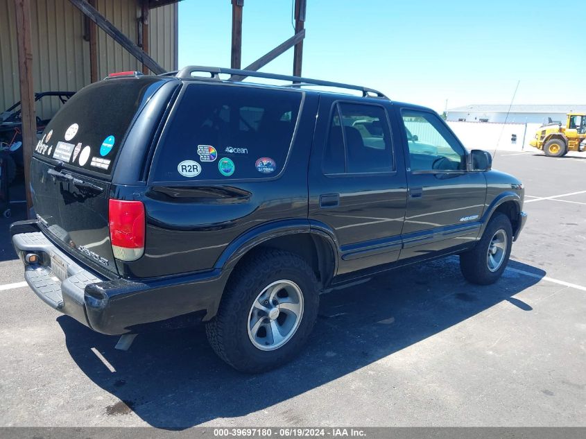 2003 Chevrolet Blazer Ls VIN: 1GNCS13X33K164560 Lot: 39697180